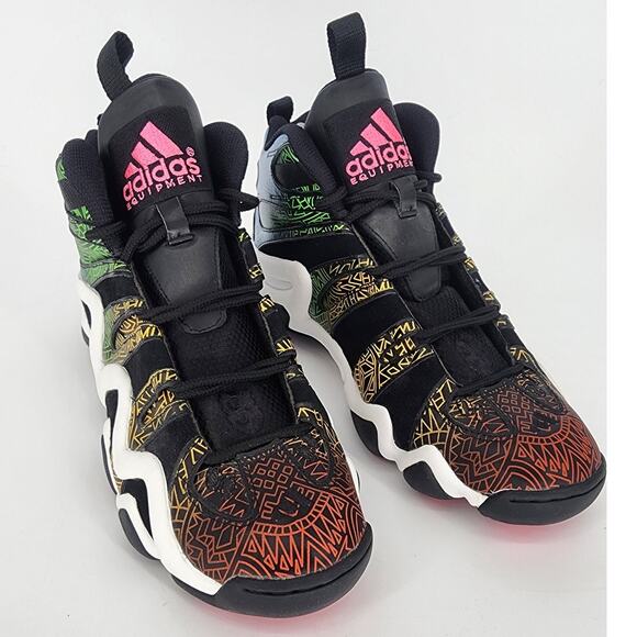 Adidas Crazy 8 Tribal Gradient SAMPLE Basketball Shoes Black Multi Size 9 - Picture 3 of 14